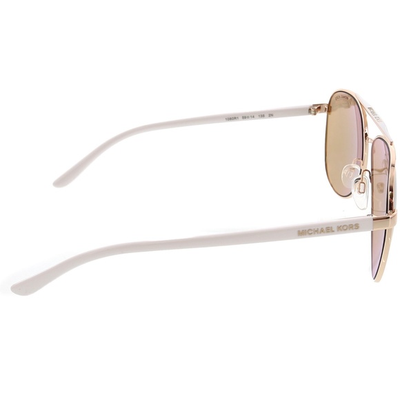 Michael Kors Rose-Gold Aviator Sunglasses - Picture 2 of 3